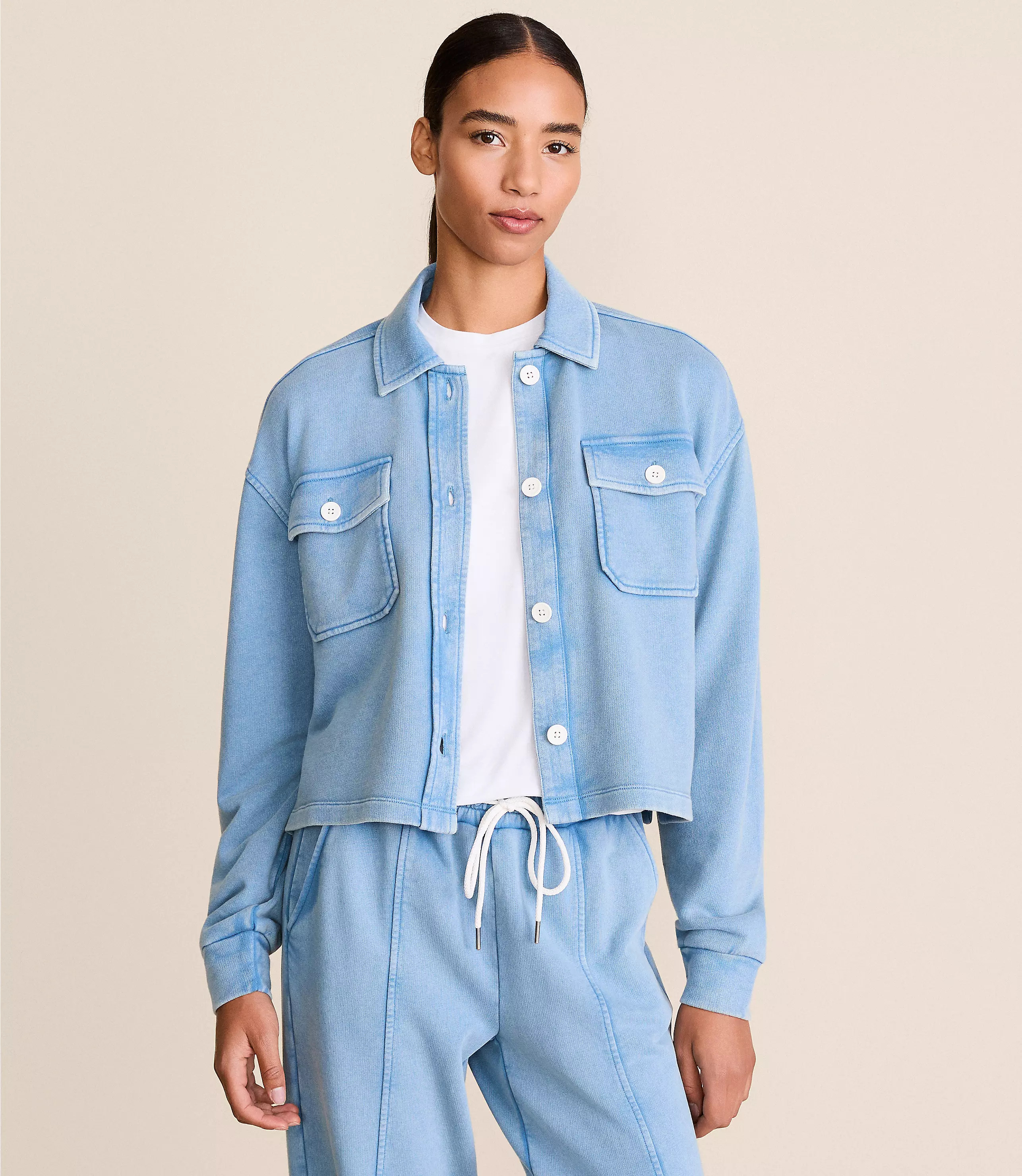 Lou & Grey Button Pocket Top | LOFT