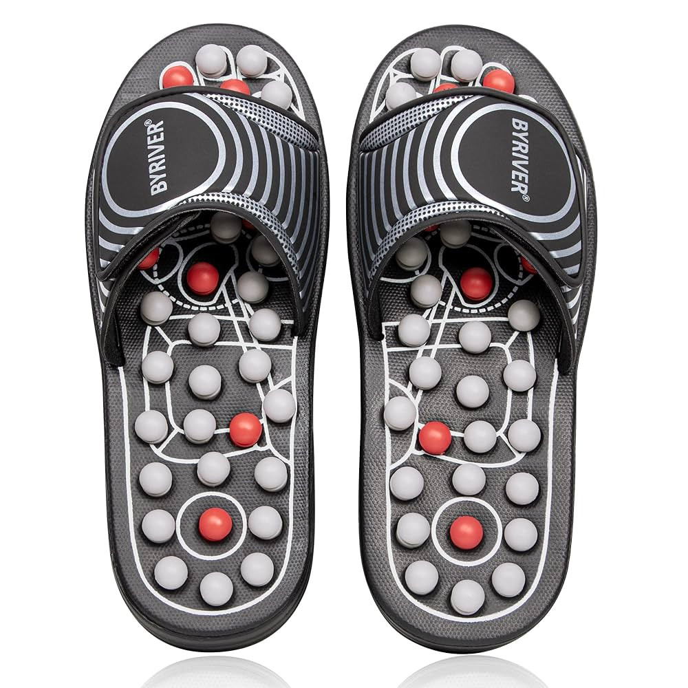 BYRIVER Acupressure Foot Massager Acupoint Stimulation Massage Slippers Shoes Reflexology Sandals... | Amazon (US)