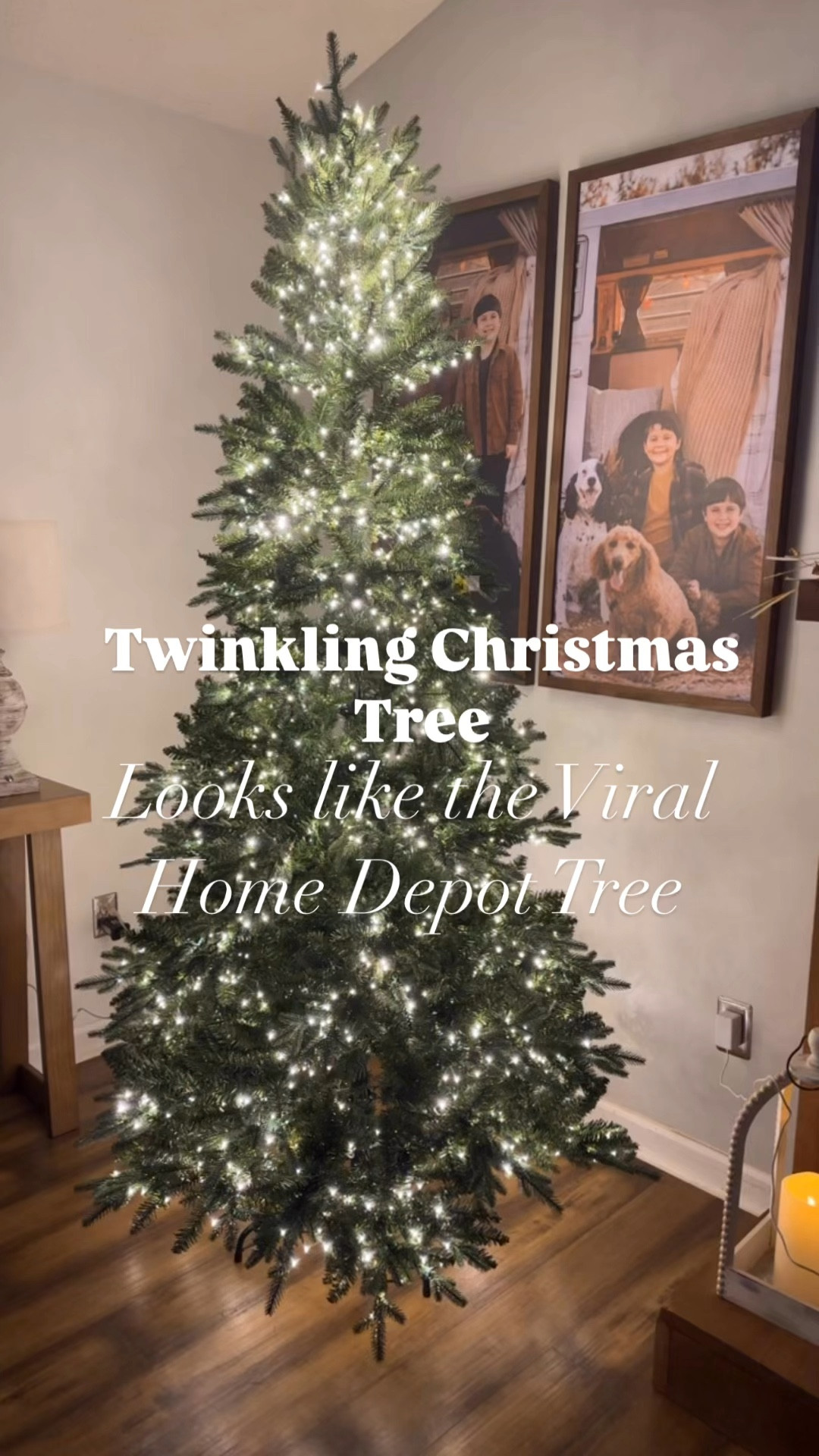 Twinkling Christmas tree, wayfair Christmas tree, home decor 

#LTKHome #LTKSaleAlert #LTKSeasonal