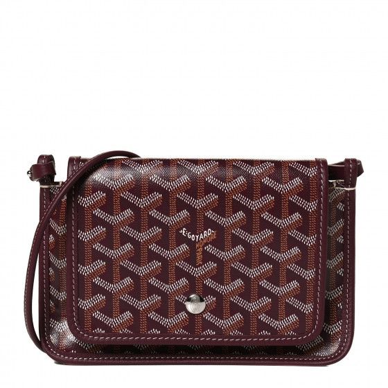 GOYARD Goyardine Plumet Wallet Clutch Burgundy | FASHIONPHILE | Fashionphile