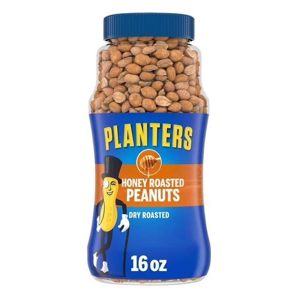 Planters Honey Roasted Peanuts, 16 oz Jar - Walmart.com | Walmart (US)