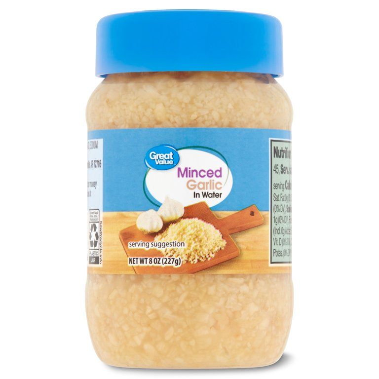 Great Value Minced Garlic, 8 oz | Walmart (US)