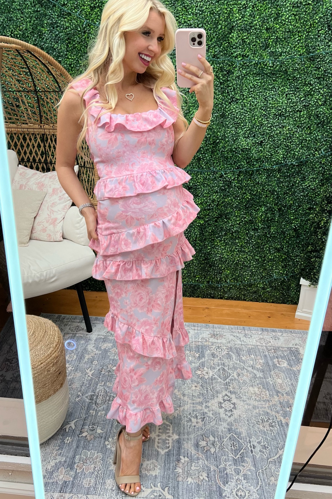 strapless open back dress show me your mumu: paxton midi dress