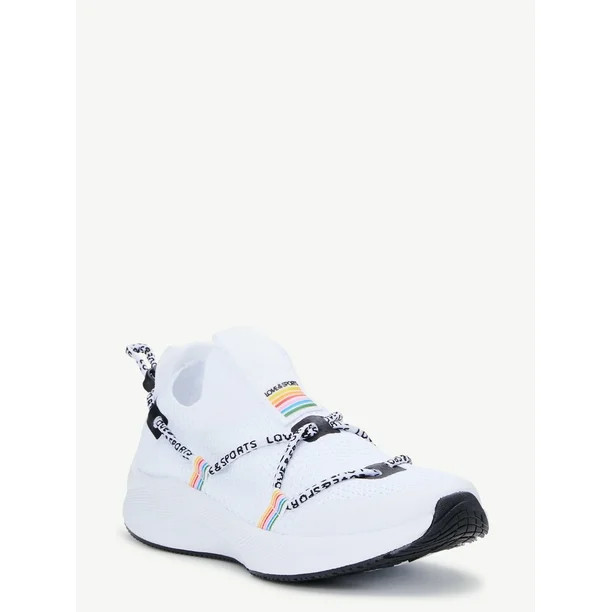 Love & Sports Women's Athleisure Slip-On Toggle Sneakers | Walmart (US)