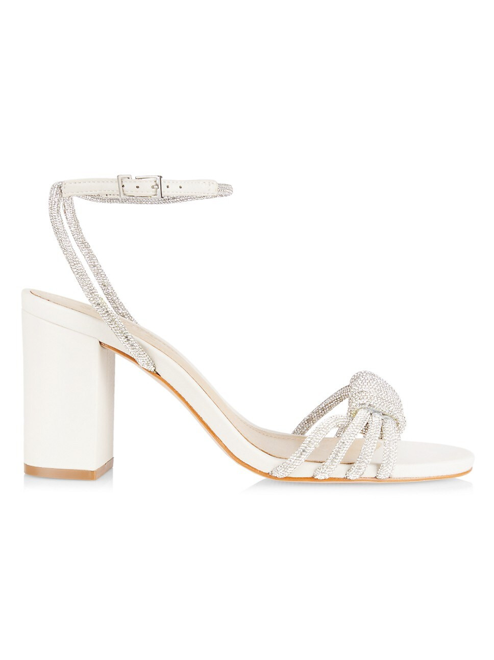 Jewell 90MM Embellished Block-Heel Sandals | Saks Fifth Avenue