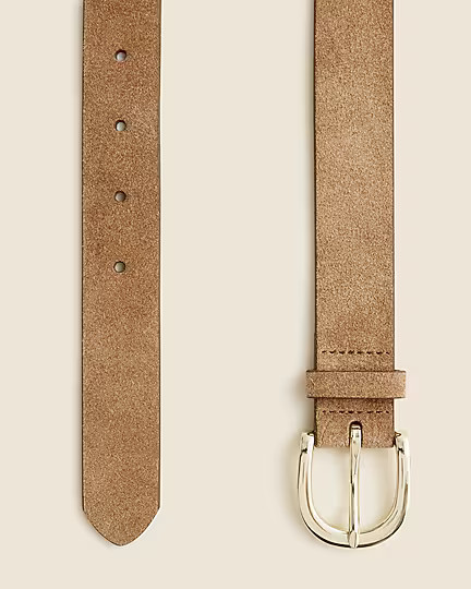 Classic belt in suede | J. Crew US