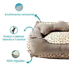 Cama Flicks Ossinho Bege P | Cobasi (BR)