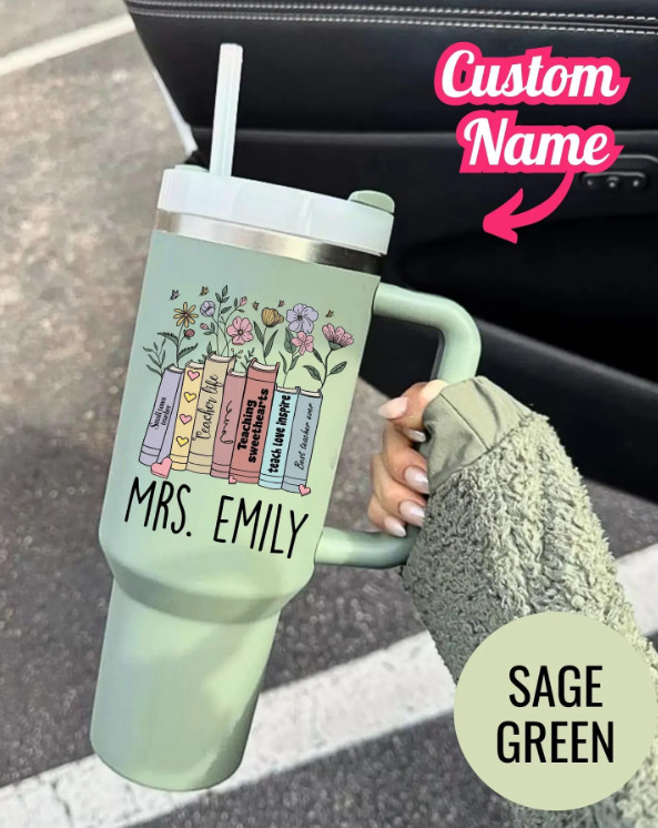 50% off!

Custom Teacher Tumbler: Floral Book Stack UV Print, Personalized Gift teacher gift ideas end of the year school teacher 

 #LTKSaleAlert