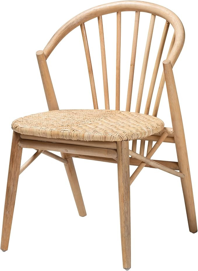 bali & pari Kobe Natural Rattan Dining Chair | Amazon (US)