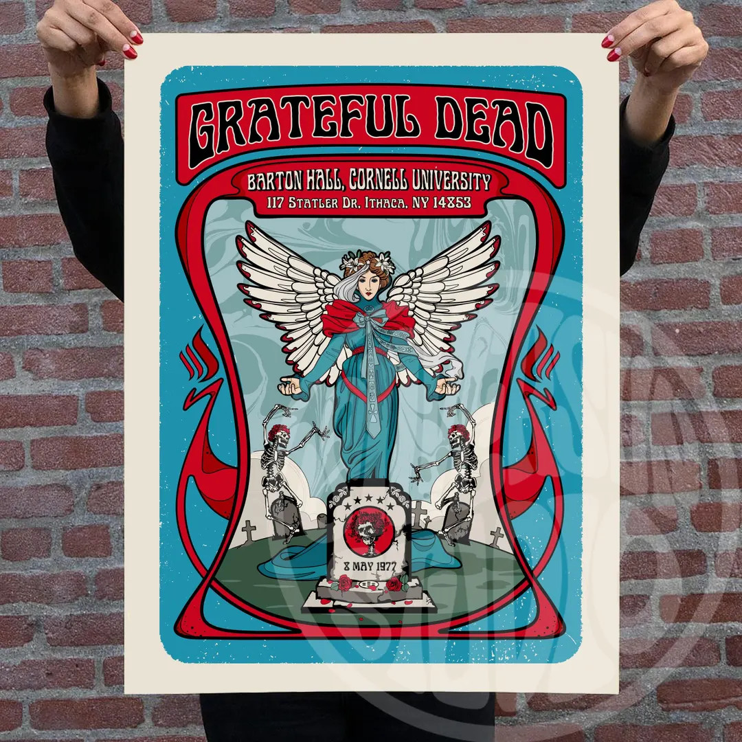 The Grateful Dead Poster, Psychedelic Rock, 60s Art, Gig Posters | Etsy (US)