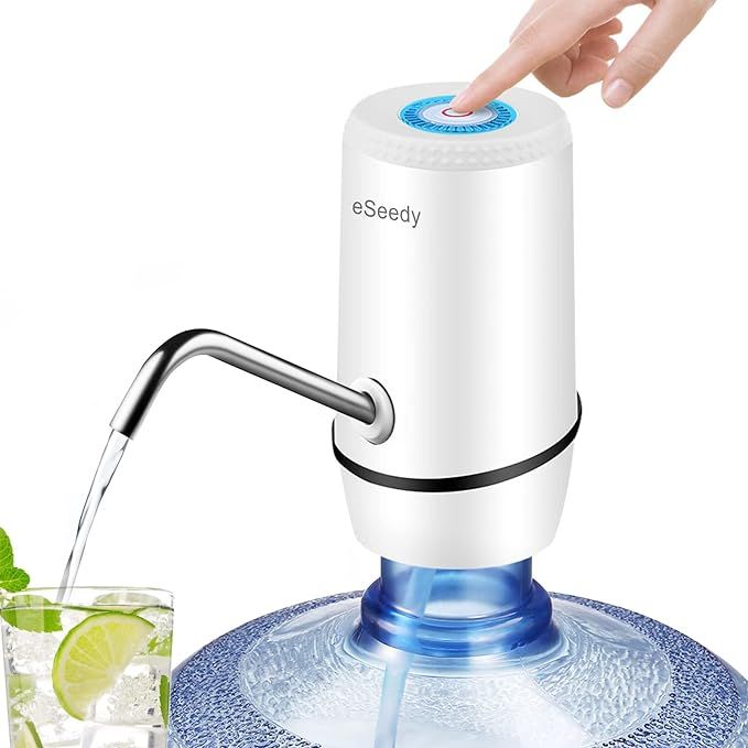 Water Pump for 5 Gallon Bottle, USB Charging Automatic Water Dispenser with Rechargeable Battery,... | Amazon (US)