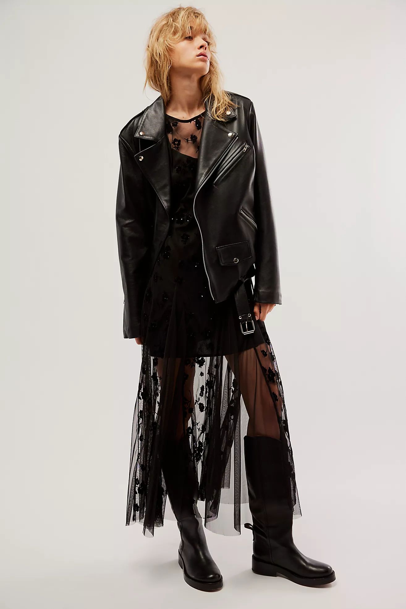 We The Free Jealousy Leather Moto Jacket | Free People (Global - UK&FR Excluded)