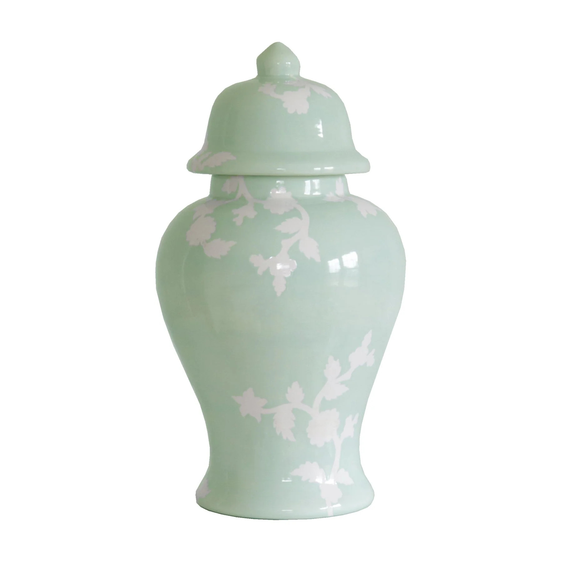 Chinoiserie Dreams Ginger Jars in Sea Glass | Lo Home by Lauren Haskell Designs