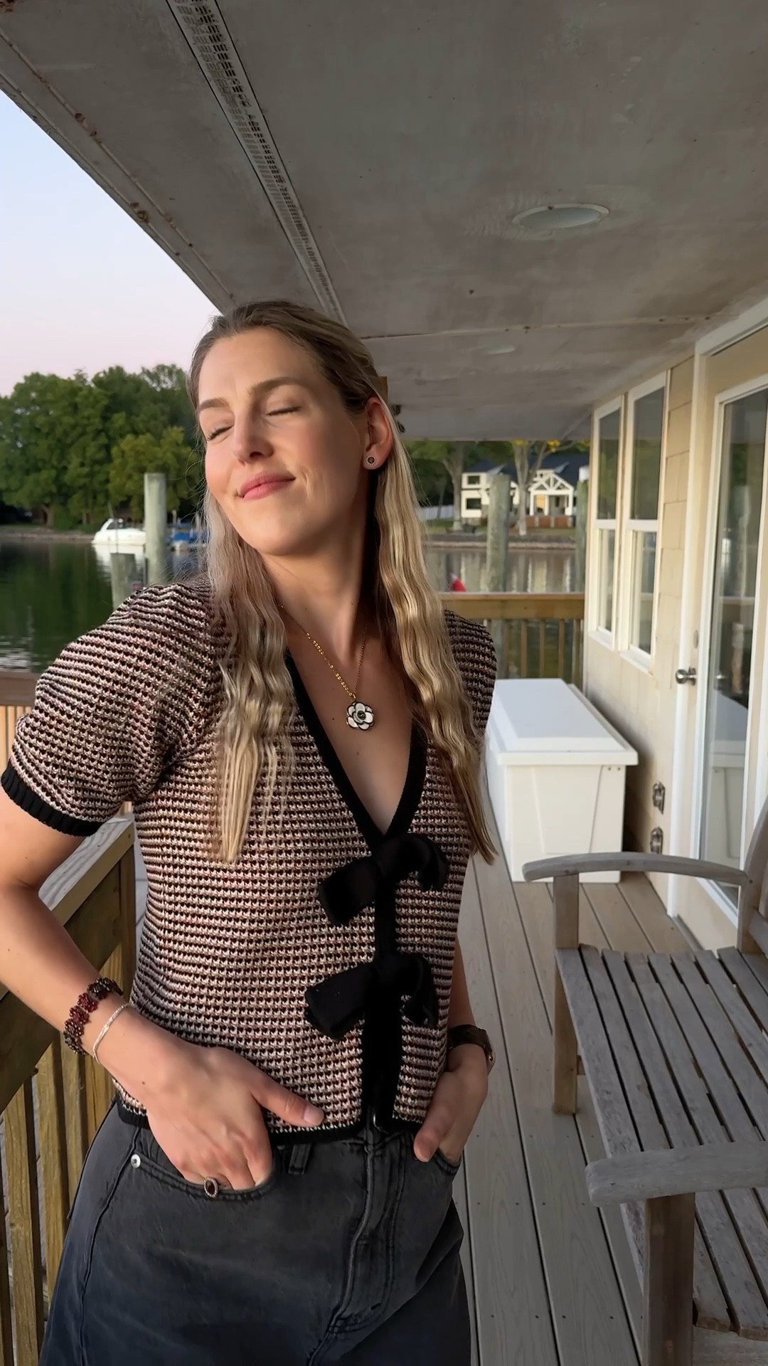 Top - only size L & XL in the color I’m wearing. 

Denim skirt - older, linking similar 

Boots - older, similar ones being made this year 

#LTKSeasonal