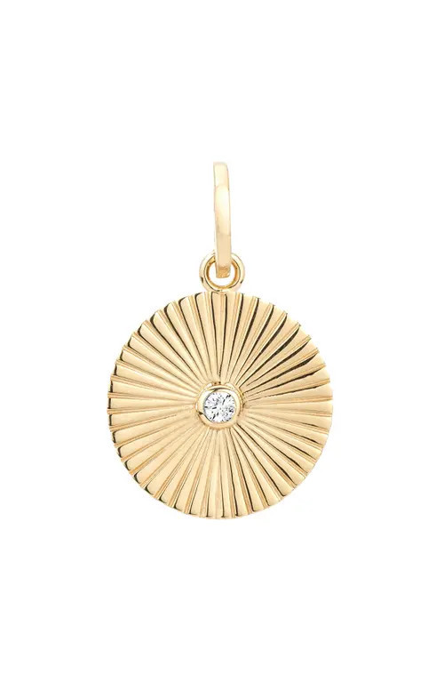Adina Reyter Diamond Rays Charm in Yellow Gold at Nordstrom | Nordstrom
