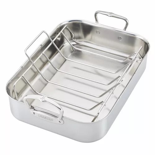 Hestan Provisions Roasting Pan with Stainless Steel Rack | Sur La Table
