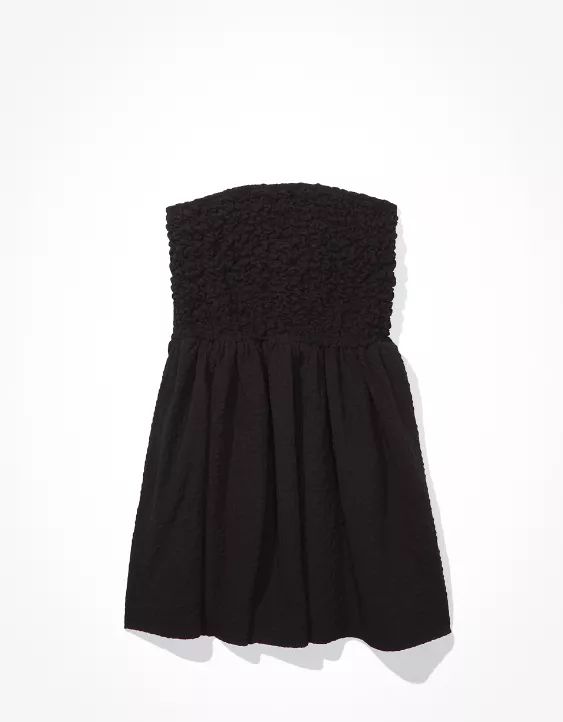 AE Smocked Popcorn Mini Dress | American Eagle Outfitters (US & CA)