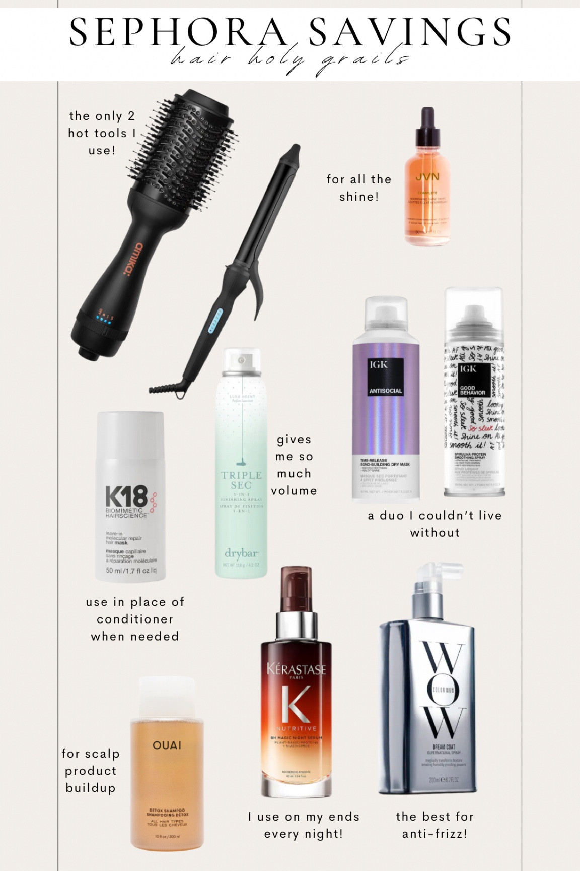 Sephora Savings Event!
Hair holy grails

#LTKGiftGuide #LTKHolidaySale #LTKfindsunder100
