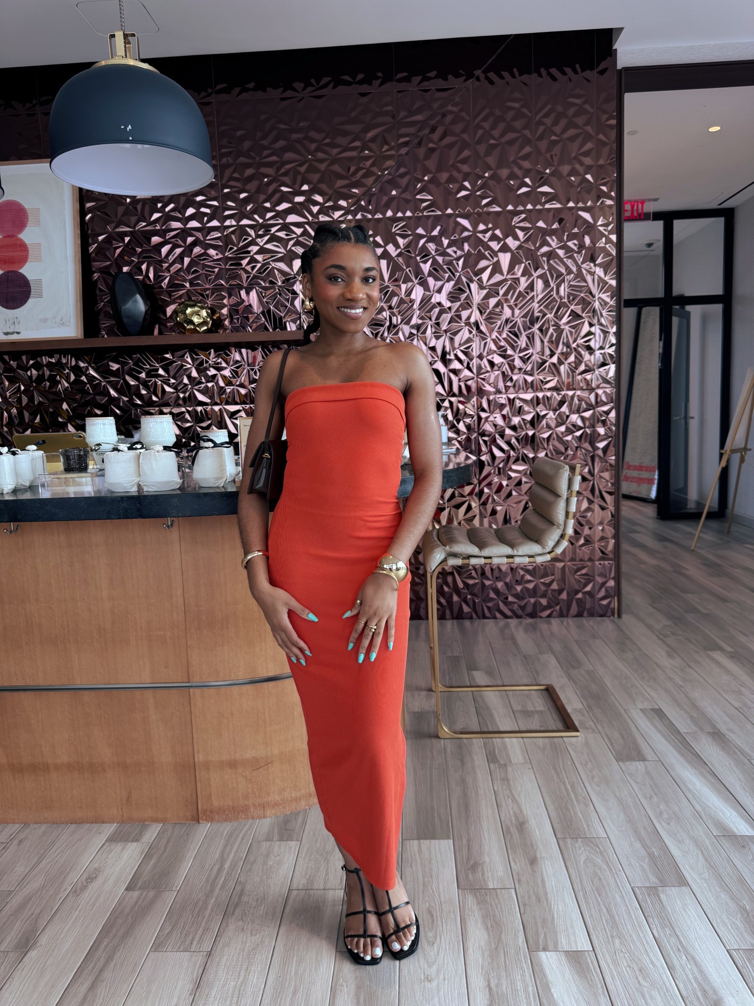 Summer Ready in this pretty Orange dress 🧡 🧡 🧡 

 