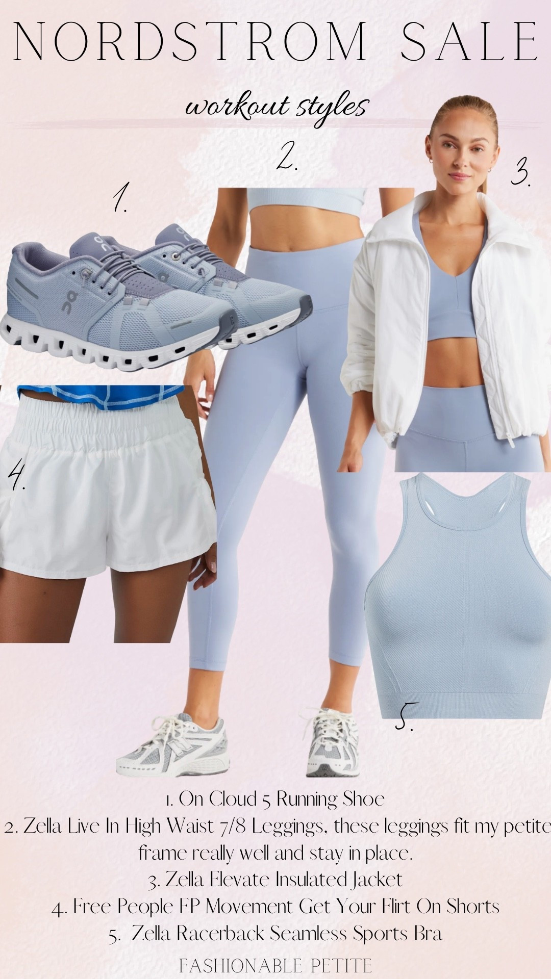 Active wear and fitness outfits from the Nordstrom sale. I love Zella as a fitness wear brand and their pieces fit my petite frame really well.

Nordstrom sale, sports bra, leggings, active wear 

#LTKPetite #LTKActive #LTKSaleAlert
