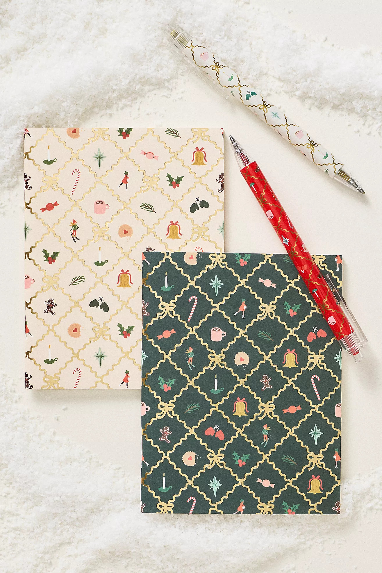 Rifle Paper Co. Argyle Notebooks & Pens Set | Anthropologie (US)