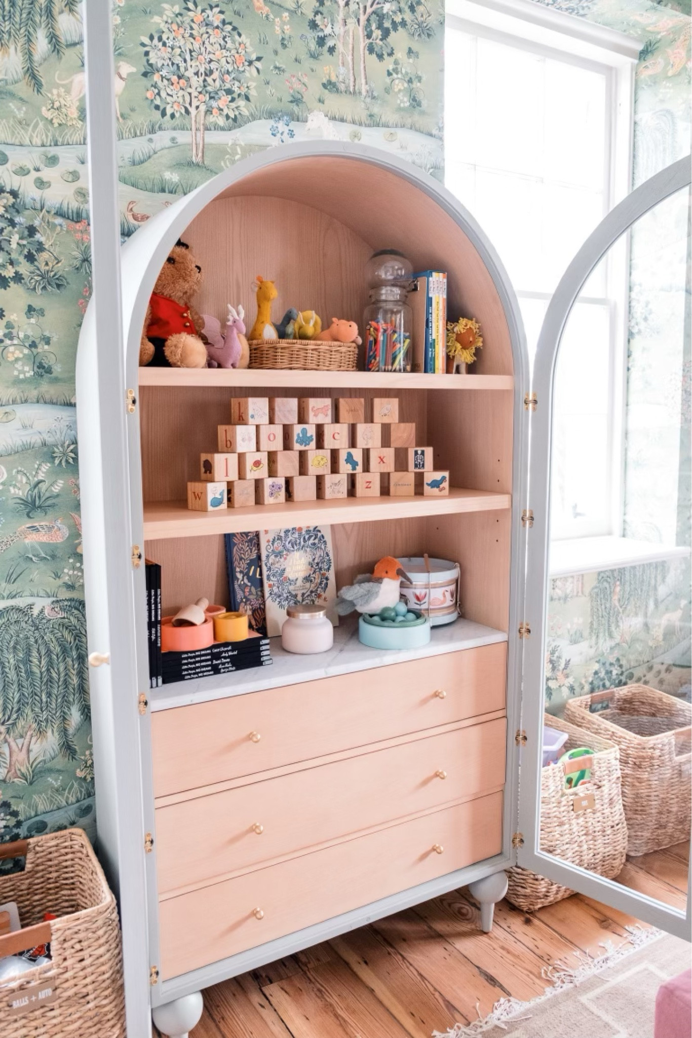 Playroom organization at the Old World Wonder

#LTKfamily #LTKkids #LTKhome