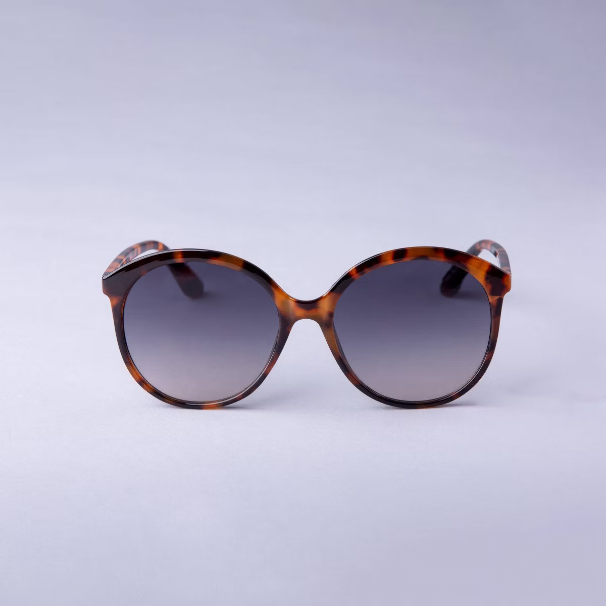 Women's Oversized Round Tortoise Shell Sunglasses - A New Day™ Brown | Target