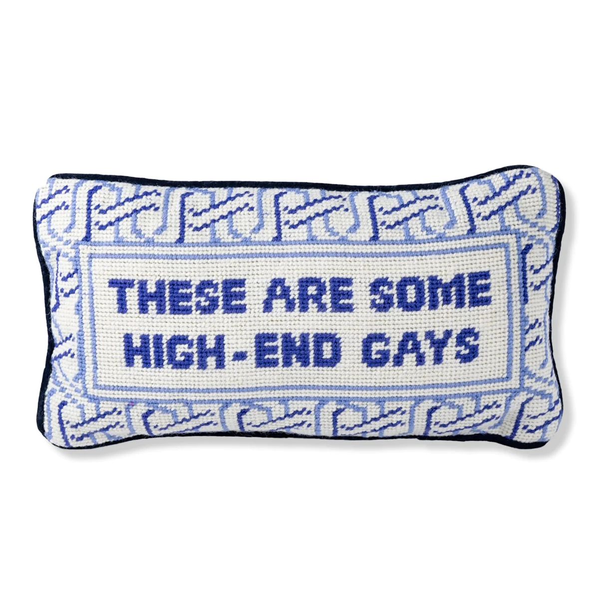 Furbish Studio - High-End Gays Needlepoint Pillow | Furbish Studio