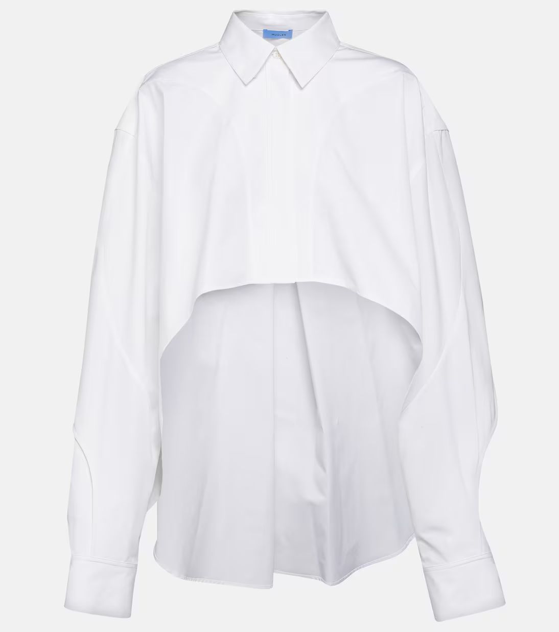 Draped cotton poplin shirt | Mytheresa (US/CA)
