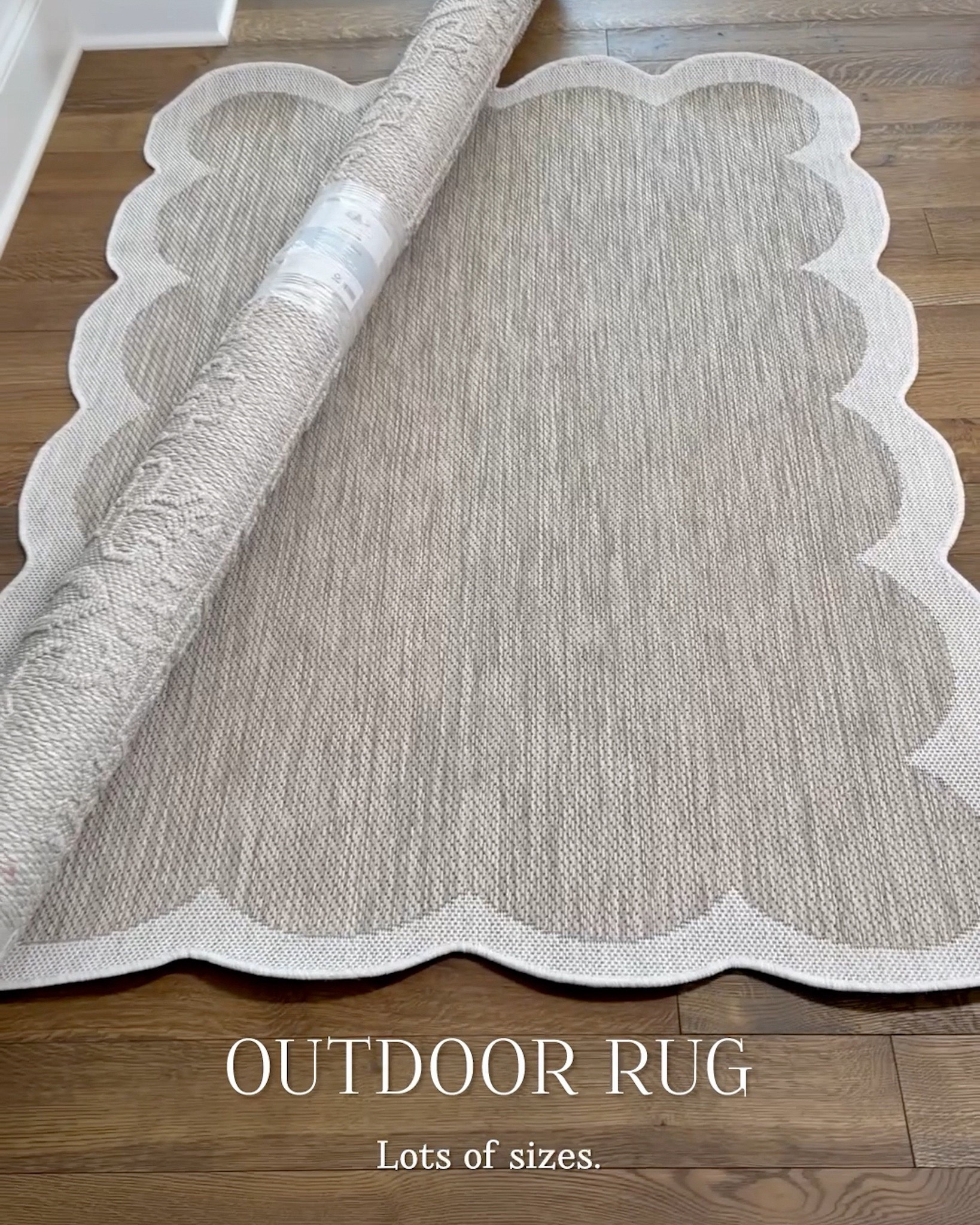 How pretty is this outdoor rug?! I love the scallop edge and beautiful taupe color. It coordinates so nicely with neutral rugs!

#LTKHome #LTKSeasonal #LTKvlog