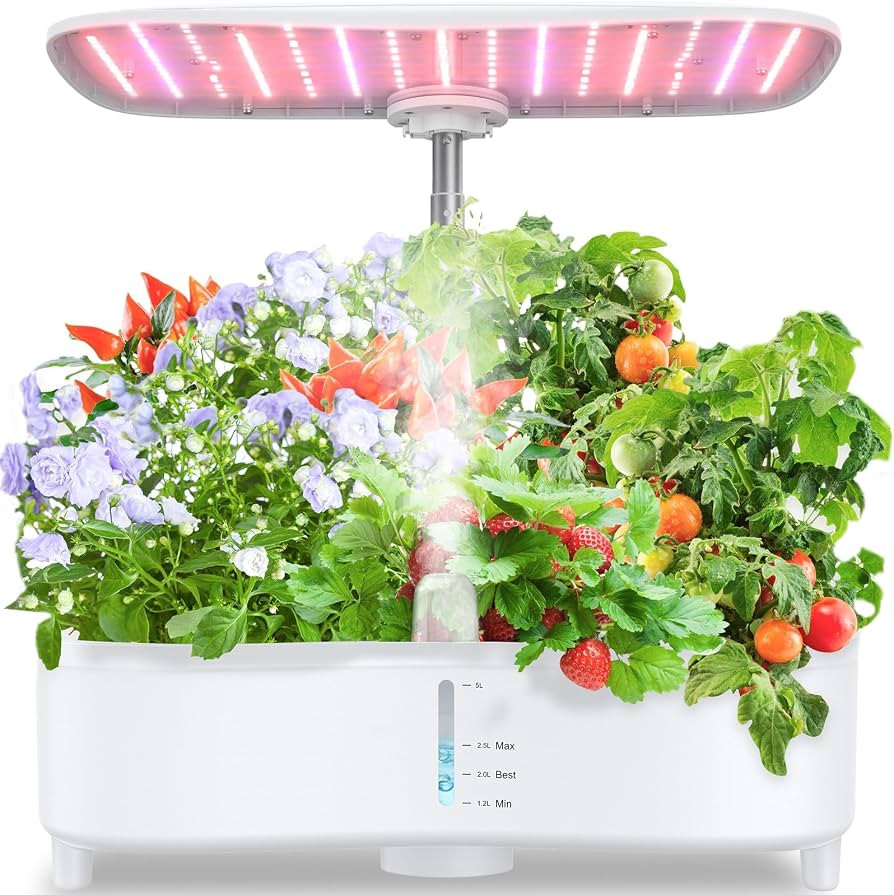 Hydroponics Growing System Kit 15 Pods Misting Herb Garden Indoor Garden Indoor Gardening System ... | Amazon (US)