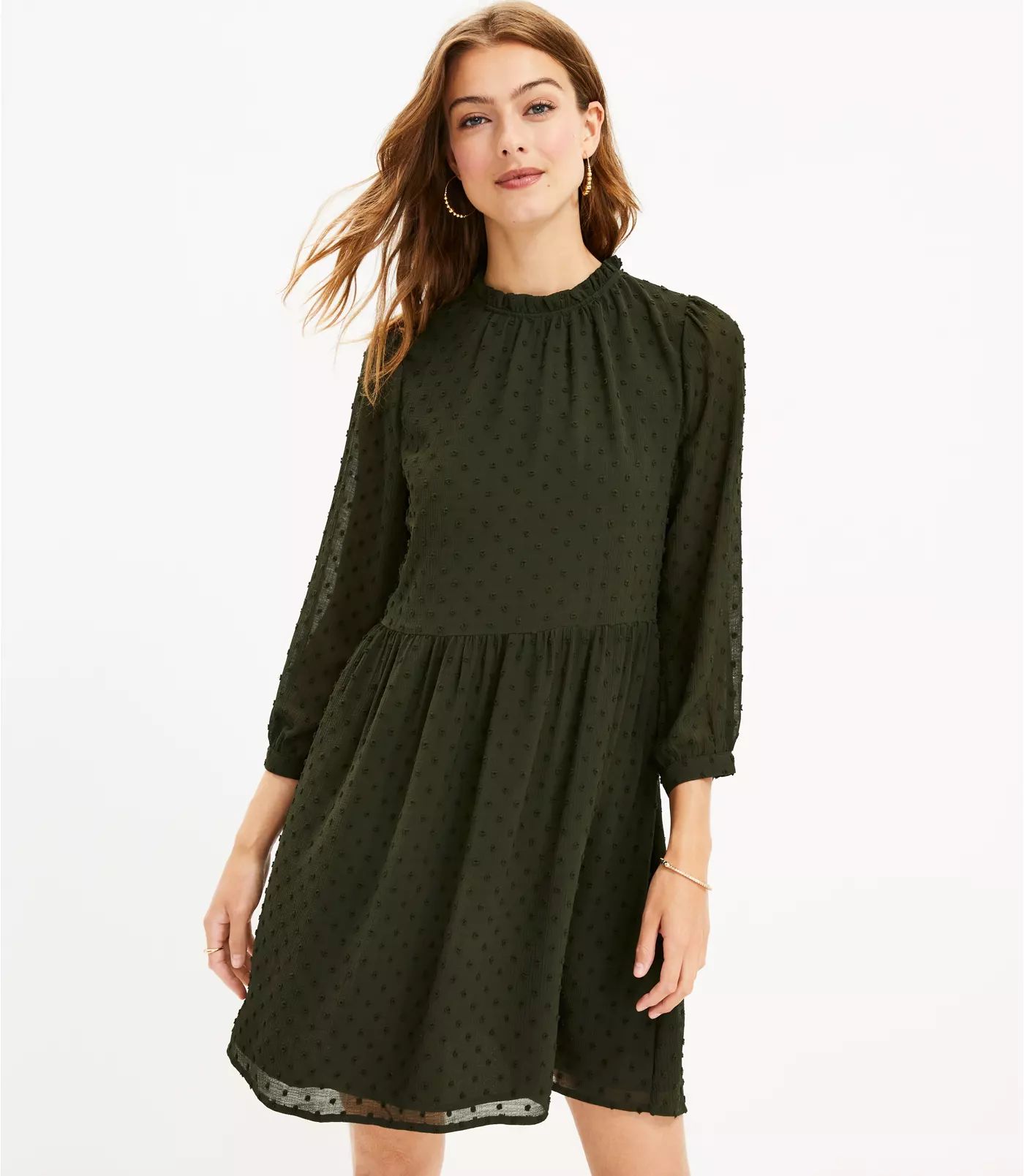 Petite Clip Swing Dress | LOFT