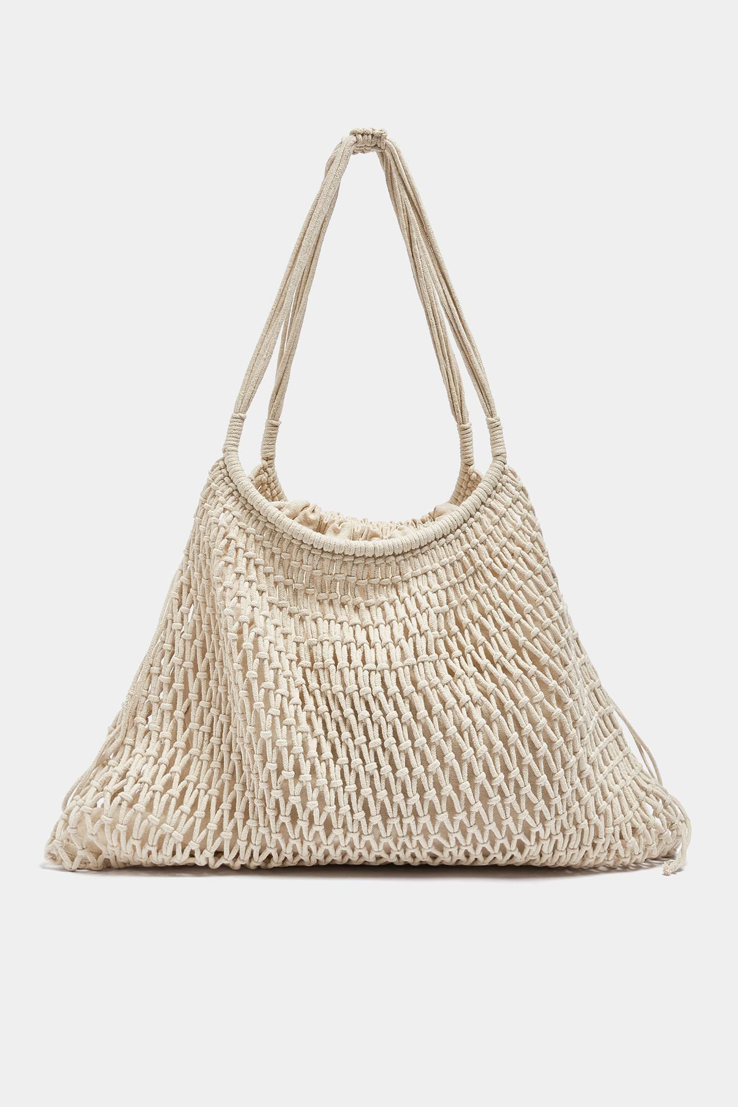 Macramé shopper bag | PULL and BEAR UK