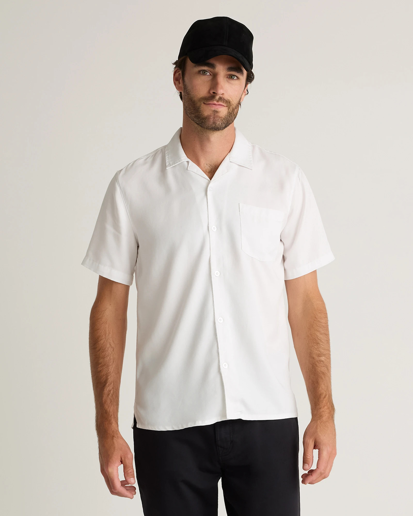 Vintage Wash Tencel Camp Shirt | Quince
