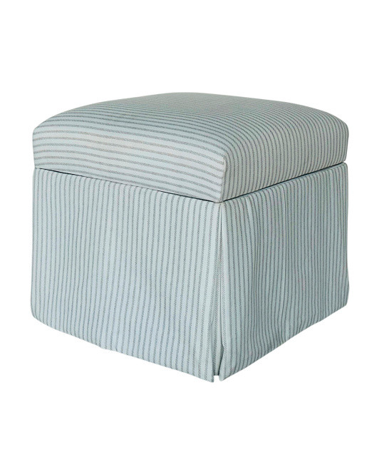 20x20 Siena Skirted Storage Ottoman | Poufs & Ottomans  | Marshalls | Marshalls
