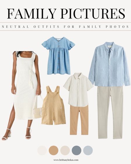 Spring family photo outfits. 

Love this outfit for beach family photos. This white crochet dress is so great for summer family pictures. A soft neutral family photo outfit. 

Family pictures - men's photo outfits - H&M - Lulus - men's style / toddler outfits - neutral fashion - family photo outfits - linen shirt - white crochet dress - white beach dress - vacation outfits - spring family outfits - Easter outfits 

#LTKSeasonal #LTKfamily #LTKstyletip