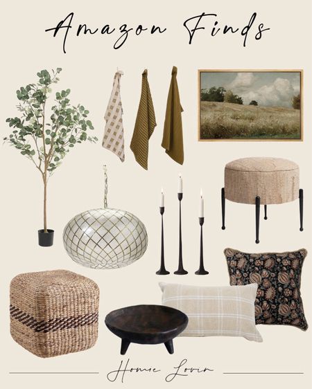 Amazon Home Finds! 

Furniture, home decor, interior design, artificial tree, tea towels, candle holder, stool, pouf, bowl, throw pillows, pendant light, artwork, wall decor #Furniture #HomeDecor, #Amazon

Follow my shop @homielovin on the @shop.LTK app to shop this post and get my exclusive app-only content!

#LTKSaleAlert #LTKHome #LTKSeasonal
