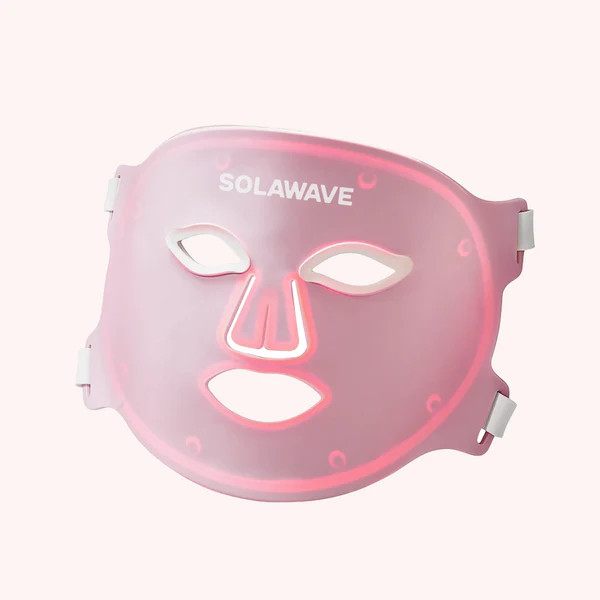 Wrinkle Retreat Pro LED Face Mask with Red, Infrared, Deep Red, and Amber Light Therapy | Solawave