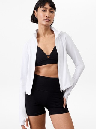 Salutation Crop Jacket | Athleta | Athleta