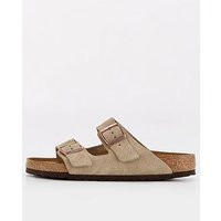 Birkenstock Men'S Arizona Suede Sandals - Beige | Very (UK)
