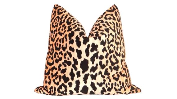 Leopard Velvet Pillow COVER ONLY | Etsy (US)