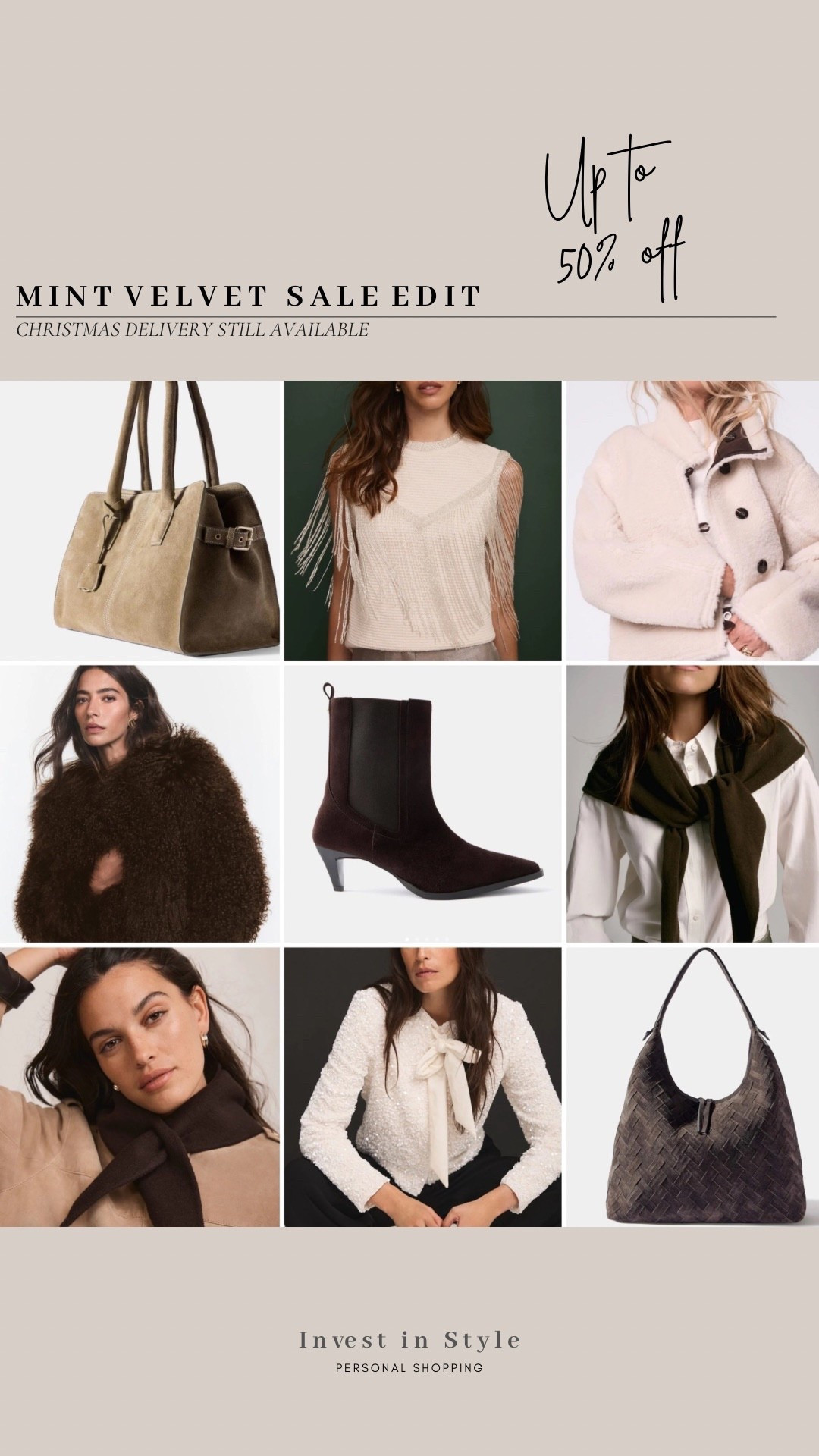 Mint velvet SALE edit 
Christmas delivery still available until 6pm Friday 19th Dec



#LTKgiftguide #LTKsale #LTKfestive