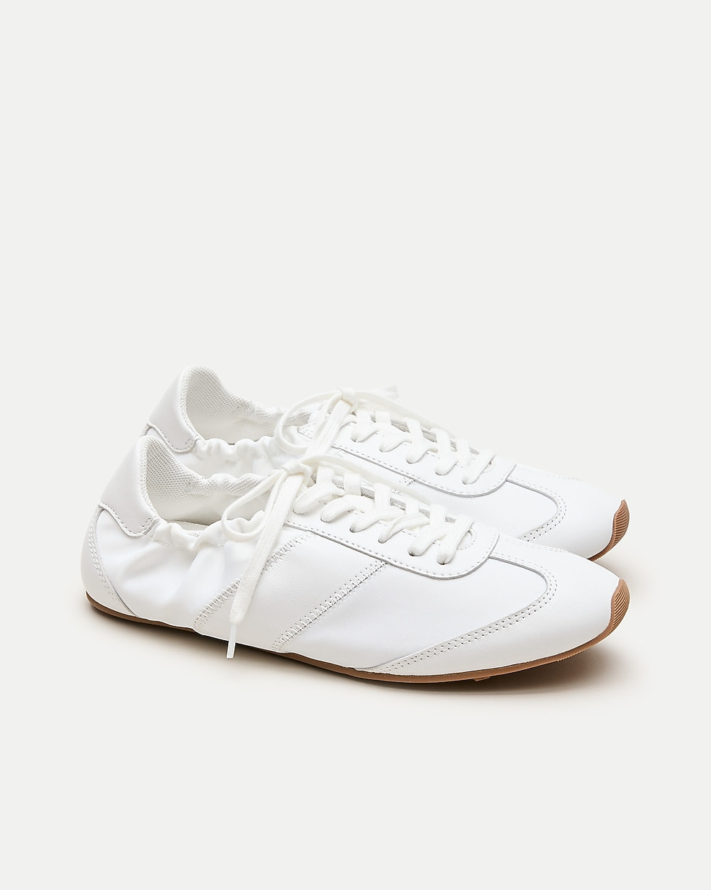 Ballet sneakers in nylon and leather | J. Crew US