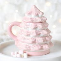 Garden Greatness Pink Christmas Tree Shaped Mug | Size: 1 Pack | Debenhams UK