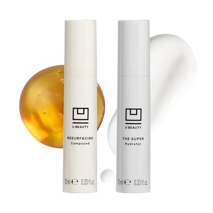 The U Beauty Duo - Resurfacing Compound & SUPER Hydrator Set - Vitamin C & E, Retinol, Hyaluronic... | Amazon (US)