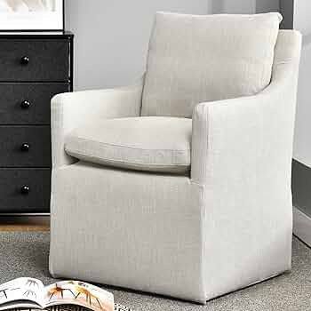DUHOME Upholstered Dining Chair,Linen Accent Chair for Living Room,Single Sofa with 4 Casters,Uph... | Amazon (US)