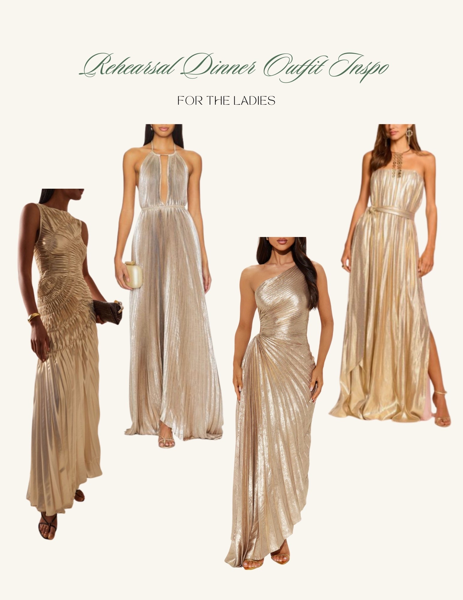 A tale into an evening with the mythological gods. Think goddess and romance. ✨