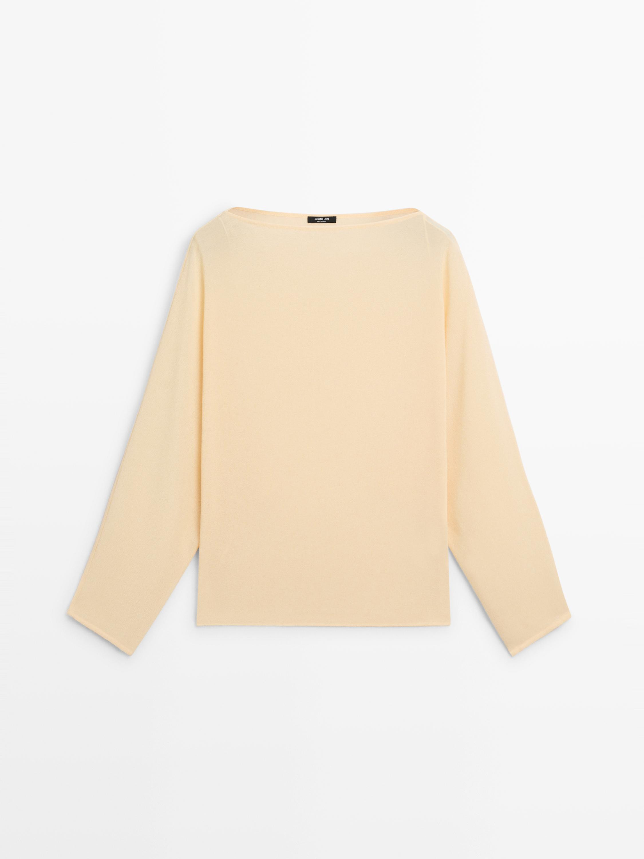 Flowing semi-sheer shirt | Massimo Dutti UK