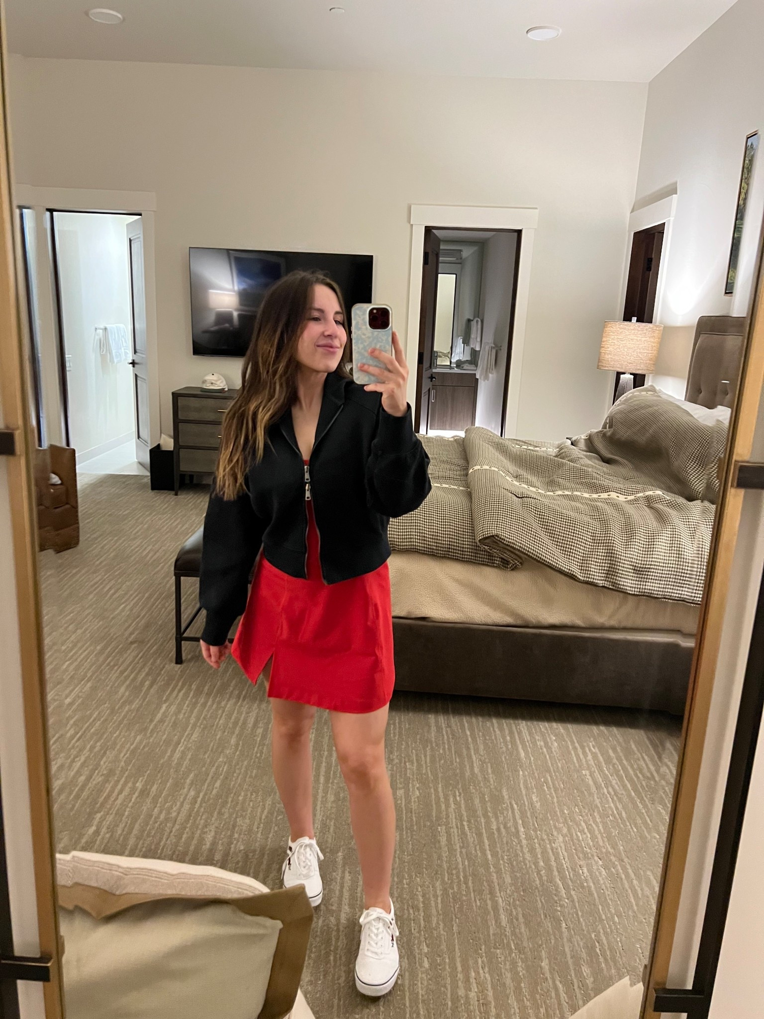 Something about an activewear dress, hoodie, and fresh white sneakers 😍 

#LTKPetite