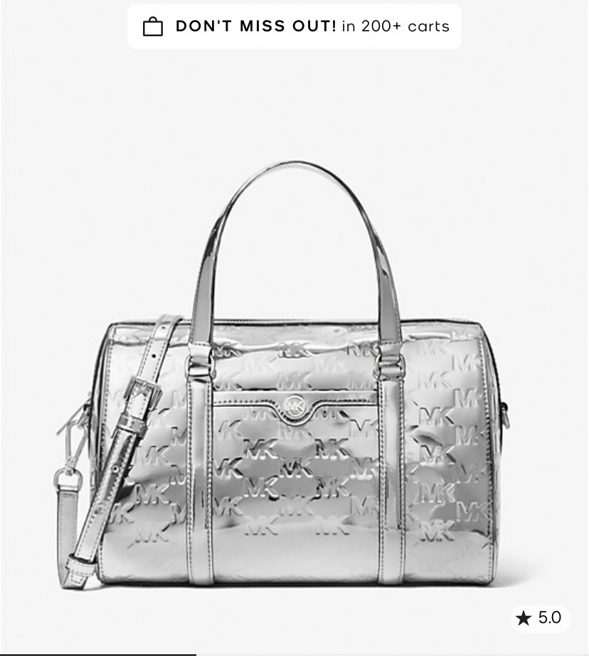 Sliver Micheal Kors Bag #LTKBags #pursefind #michealkors 

#LTKSaleAlert